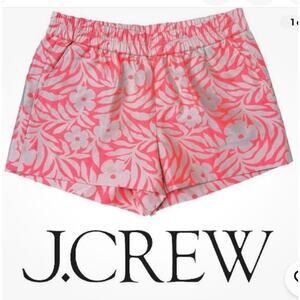 J.Crew Floral Jacquard Boardwalk Shorts | Pink Summer Staple | Size 4
